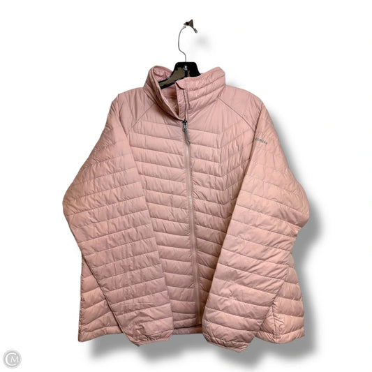 Jacket Puffer & Quilted By Columbia In Pink, Size: 2x