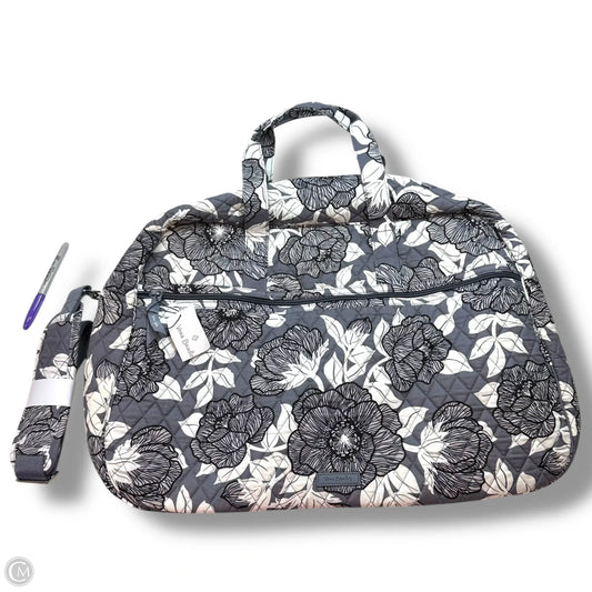 Moon Shadow Meadow Cotton Grand Traveler Bag Tote By Vera Bradley, Size: Medium