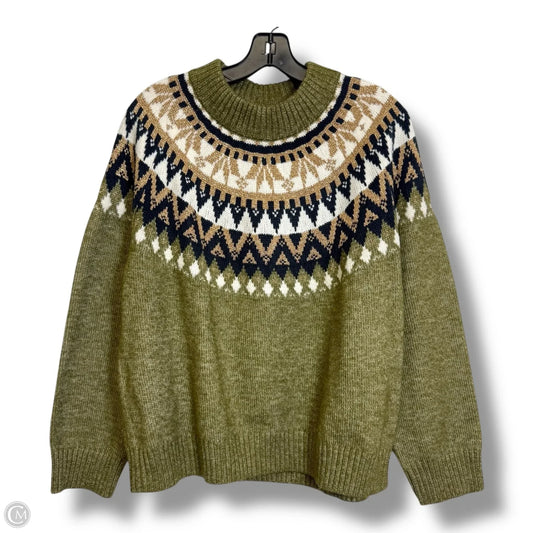 Sweater By Tommy Hilfiger In Green, Size: Xl