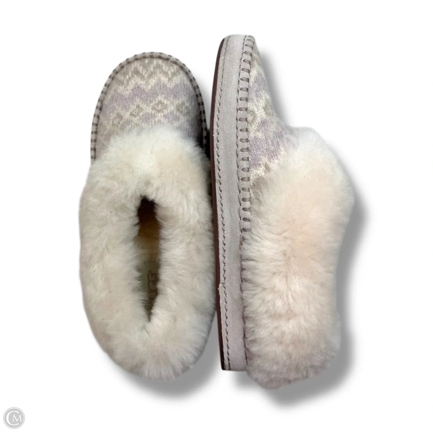 Slippers Designer By Ugg In Tan, Size: 7
