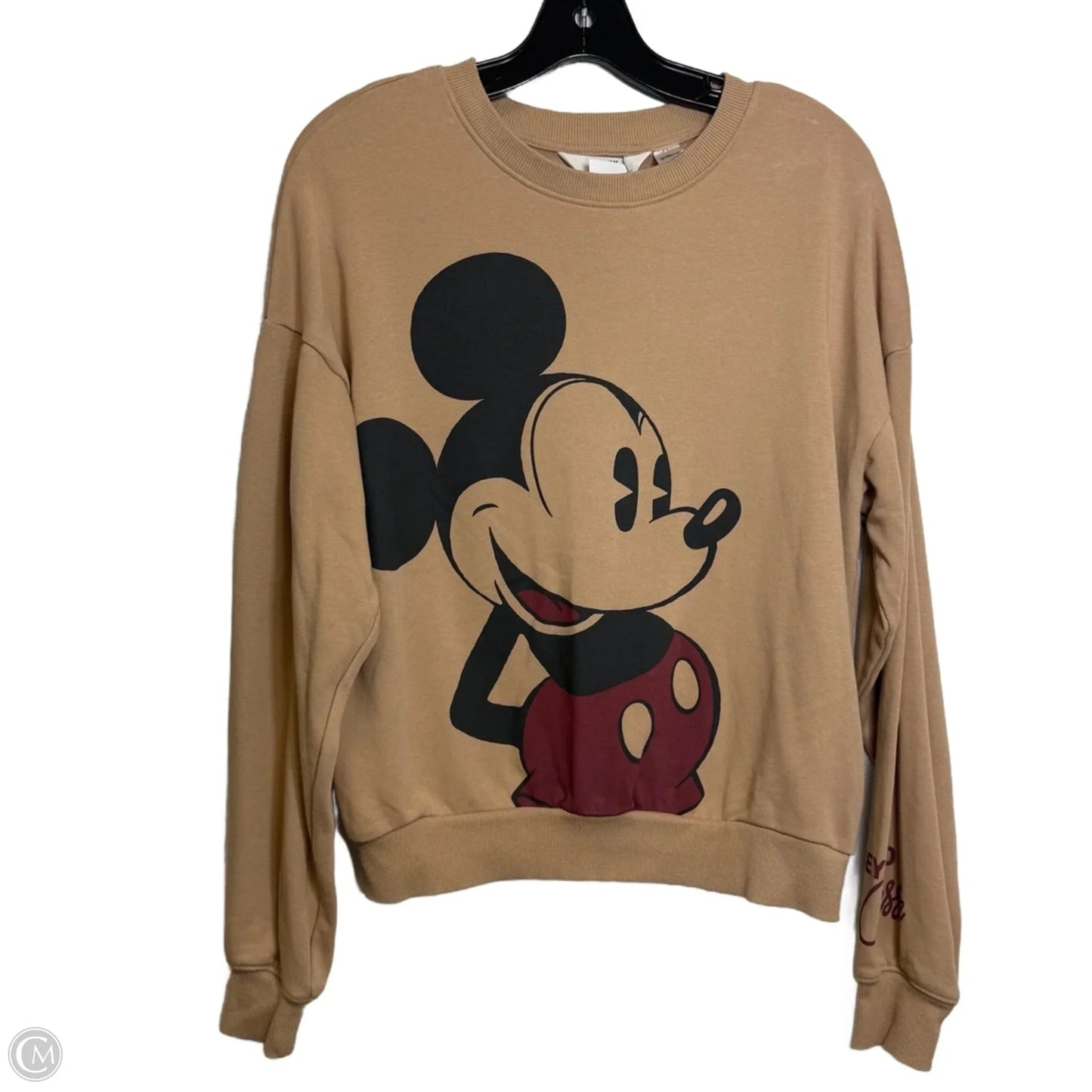 Top Long Sleeve Basic By H&m In Tan, Size: Xs