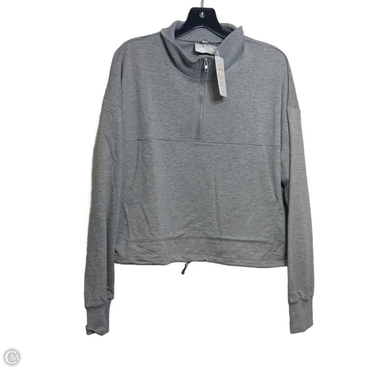 Top Long Sleeve Basic By Clothes Mentor In Grey, Size: Xl