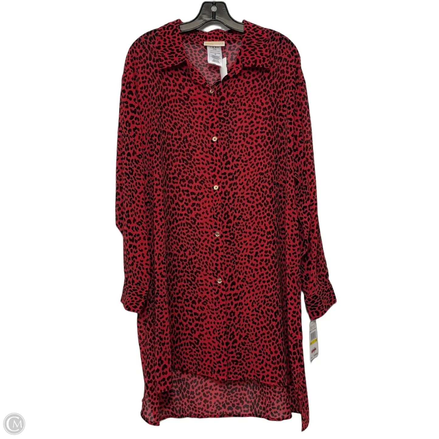 Dress Casual Short By Michael By Michael Kors In Leopard Print, Size: M