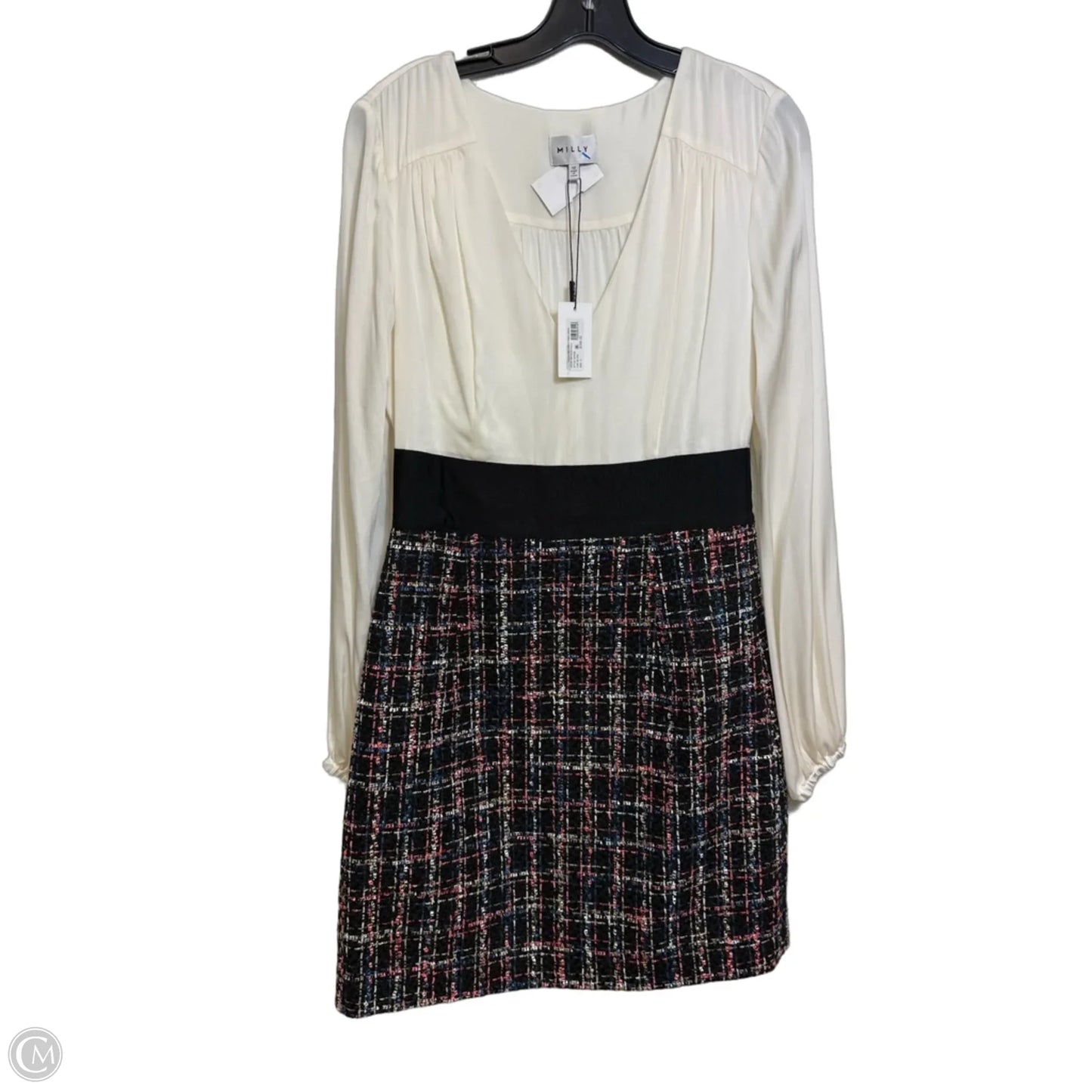 Dress Designer By Milly In Plaid Pattern, Size: 10
