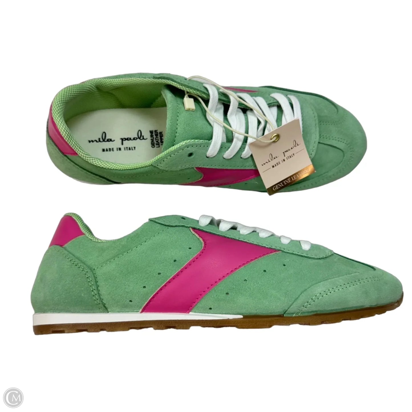 Shoes Athletic By Clothes Mentor In Green, Size: 7.5/38