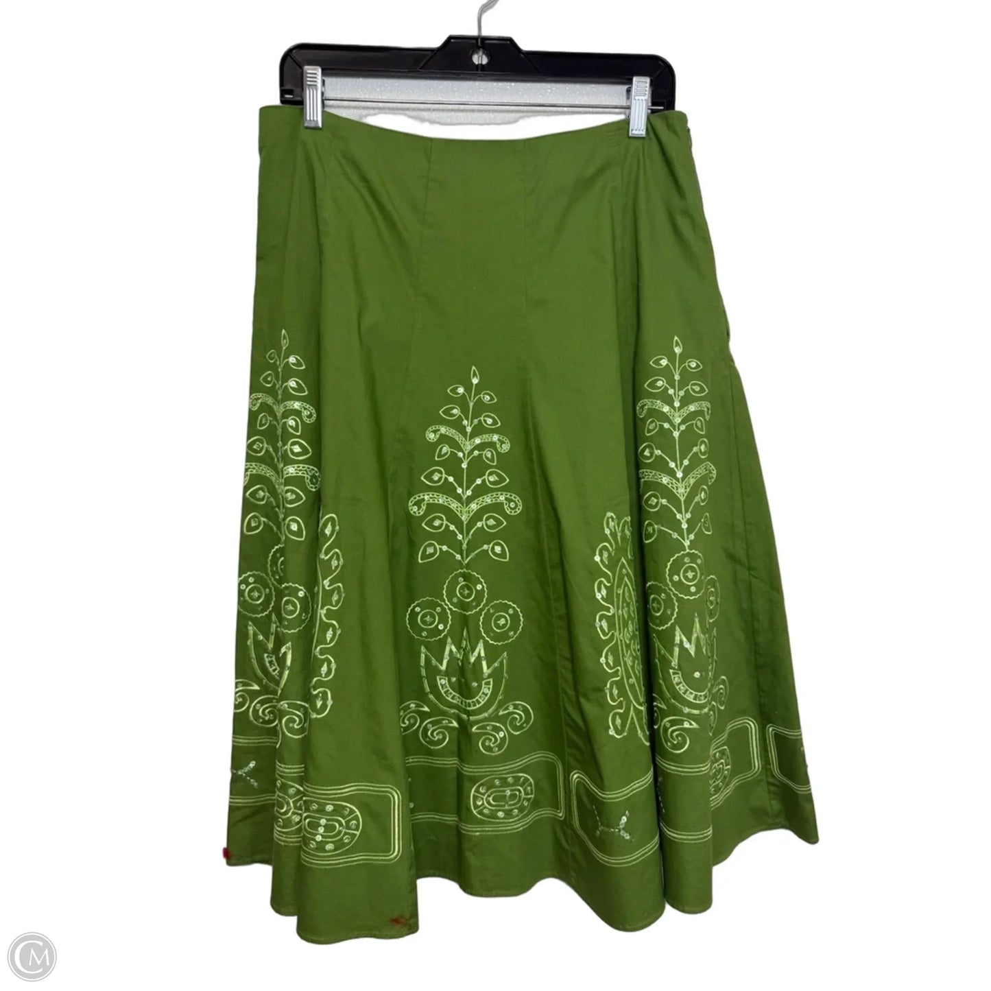 Skirt Midi By Allison Taylor In Green, Size: 10