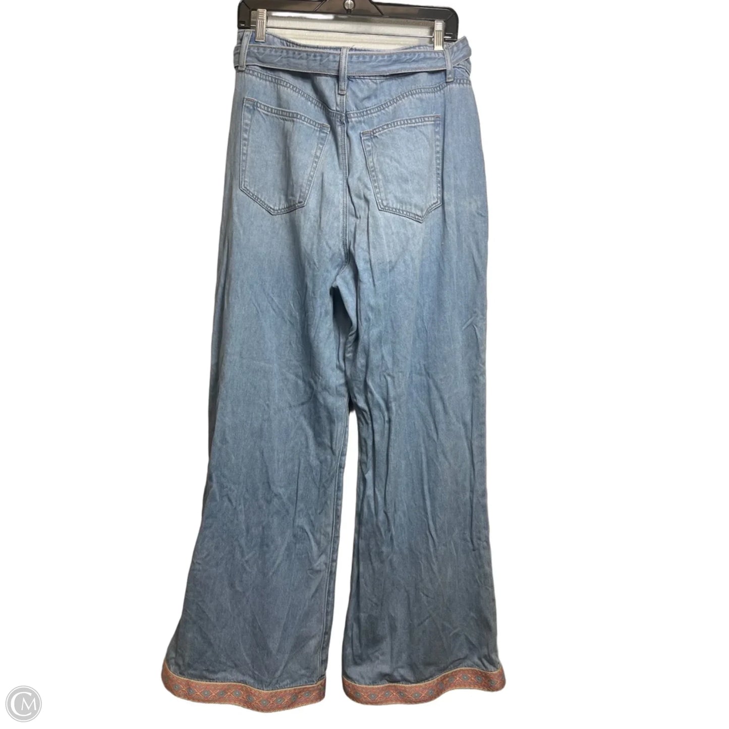 Jeans Wide Leg By Loft In Blue Denim, Size: 10