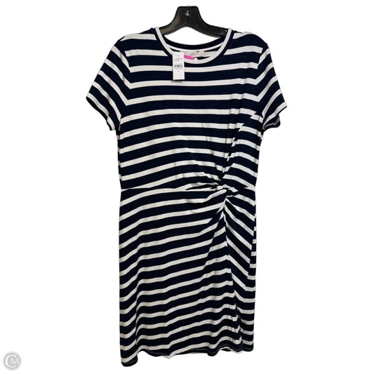 Dress Casual Short By Loft In Striped Pattern, Size: M