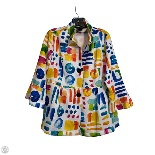 Top Long Sleeve By Ali Miles In Multi-colored, Size: S