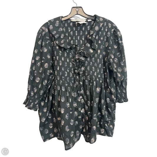 Top Long Sleeve By The Pioneer Woman In Black, Size: L