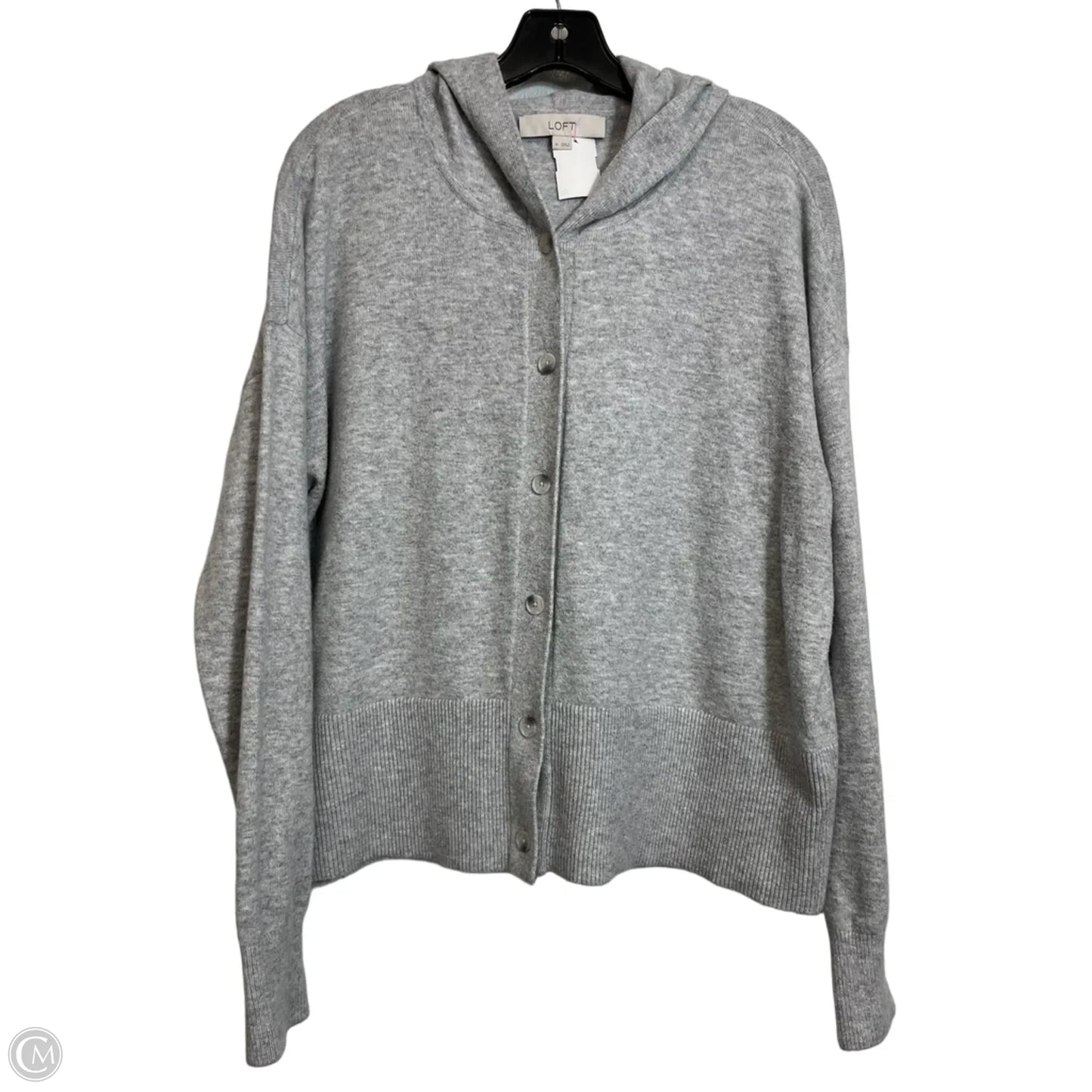Cardigan By Loft In Grey, Size: M
