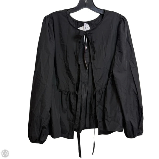 Top Long Sleeve By Clothes Mentor In Black, Size: S