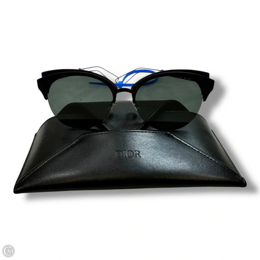 Blue Sunglasses Luxury Designer By Dior