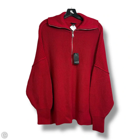 Sweater By Torrid In Red, Size: 2x