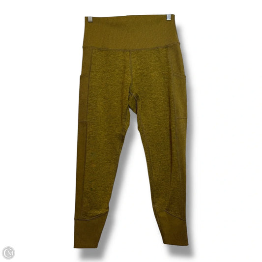 Athletic Leggings By Aerie In Green, Size: L