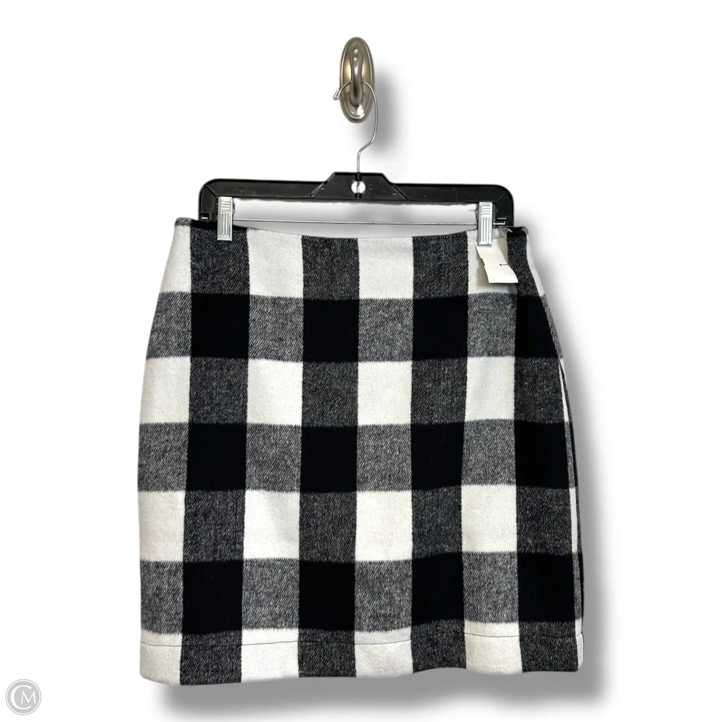 Skirt Mini & Short By Boston Proper In Plaid Pattern, Size: 12