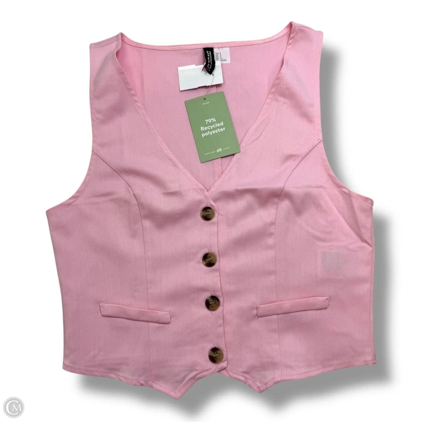Top Sleeveless By Divided In Pink, Size: S
