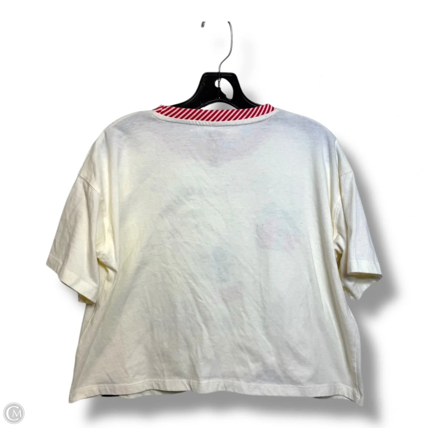 Star Wars Top Short Sleeve By Clothes Mentor In White, Size: S