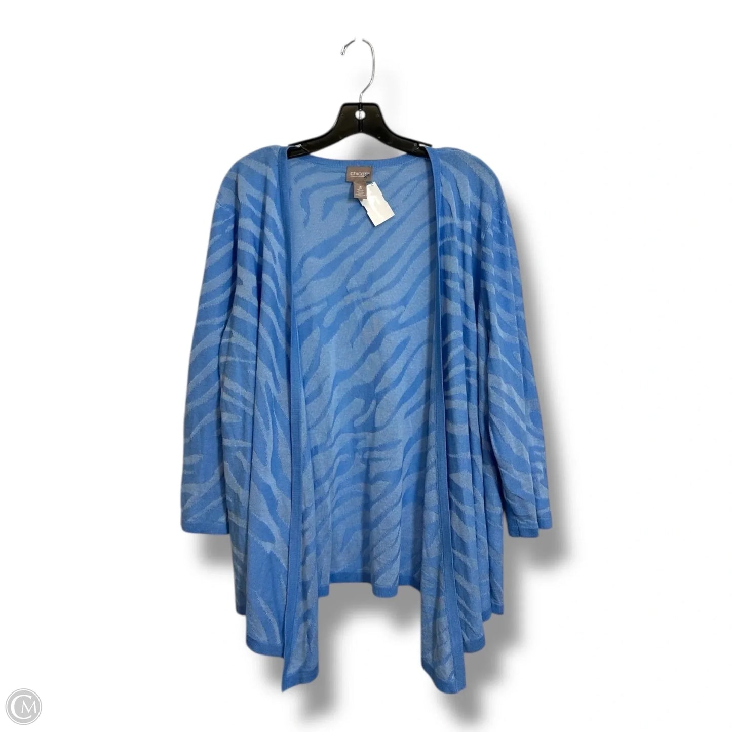 Cardigan By Chicos In Blue, Size: Xl