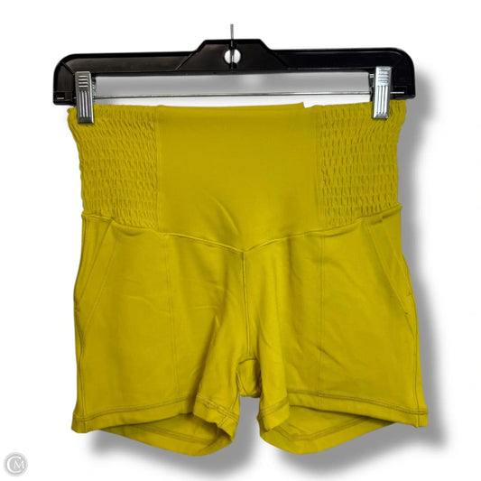 Athletic Shorts By Aerie In Yellow, Size: M