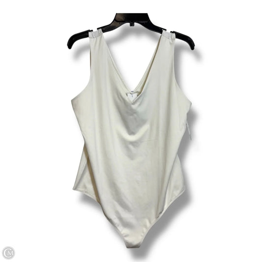 Bodysuit By Nine West In White, Size: Xxl
