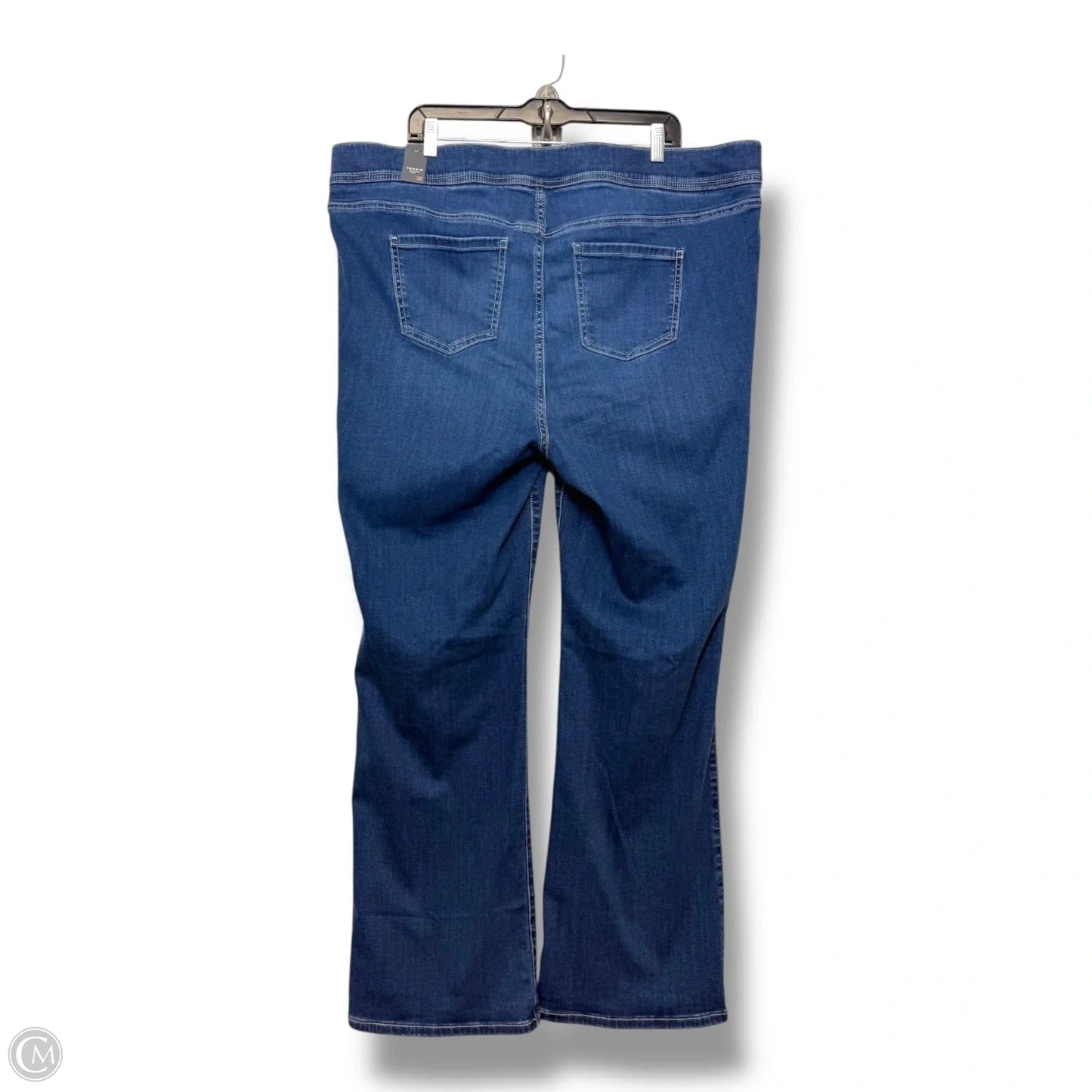 Jeans LEAN JEAN SLIM BOOT SUPER SOFT Cut By Torrid In Blue Denim, Size: 3x