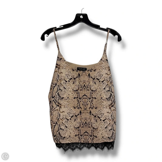 Top Sleeveless By Rachel Zoe In Animal Print, Size: M