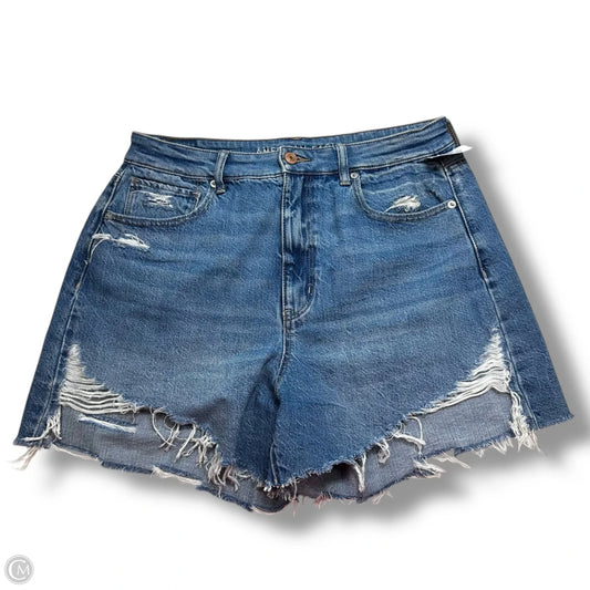 Highest rise mom Shorts By American Eagle In Blue Denim, Size: 12