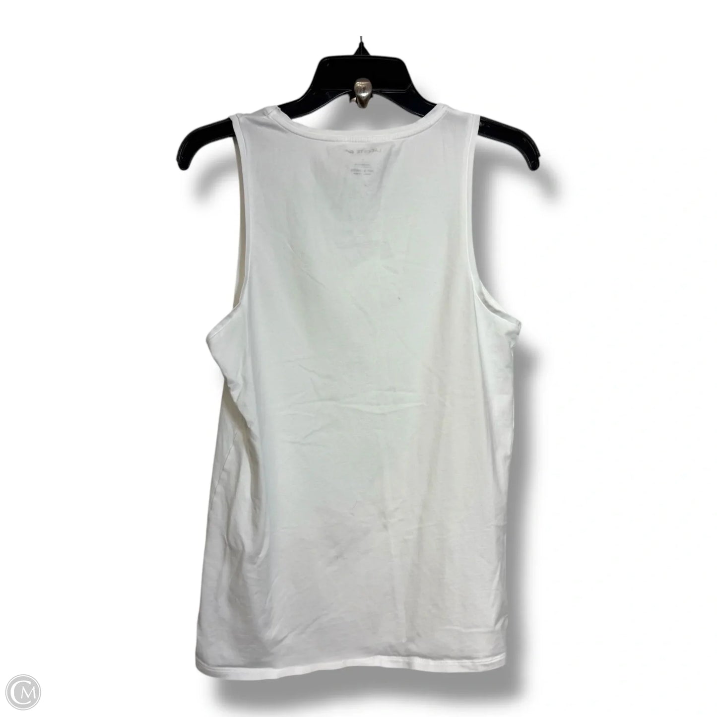 Top Sleeveless By Lacoste In White, Size: Xs