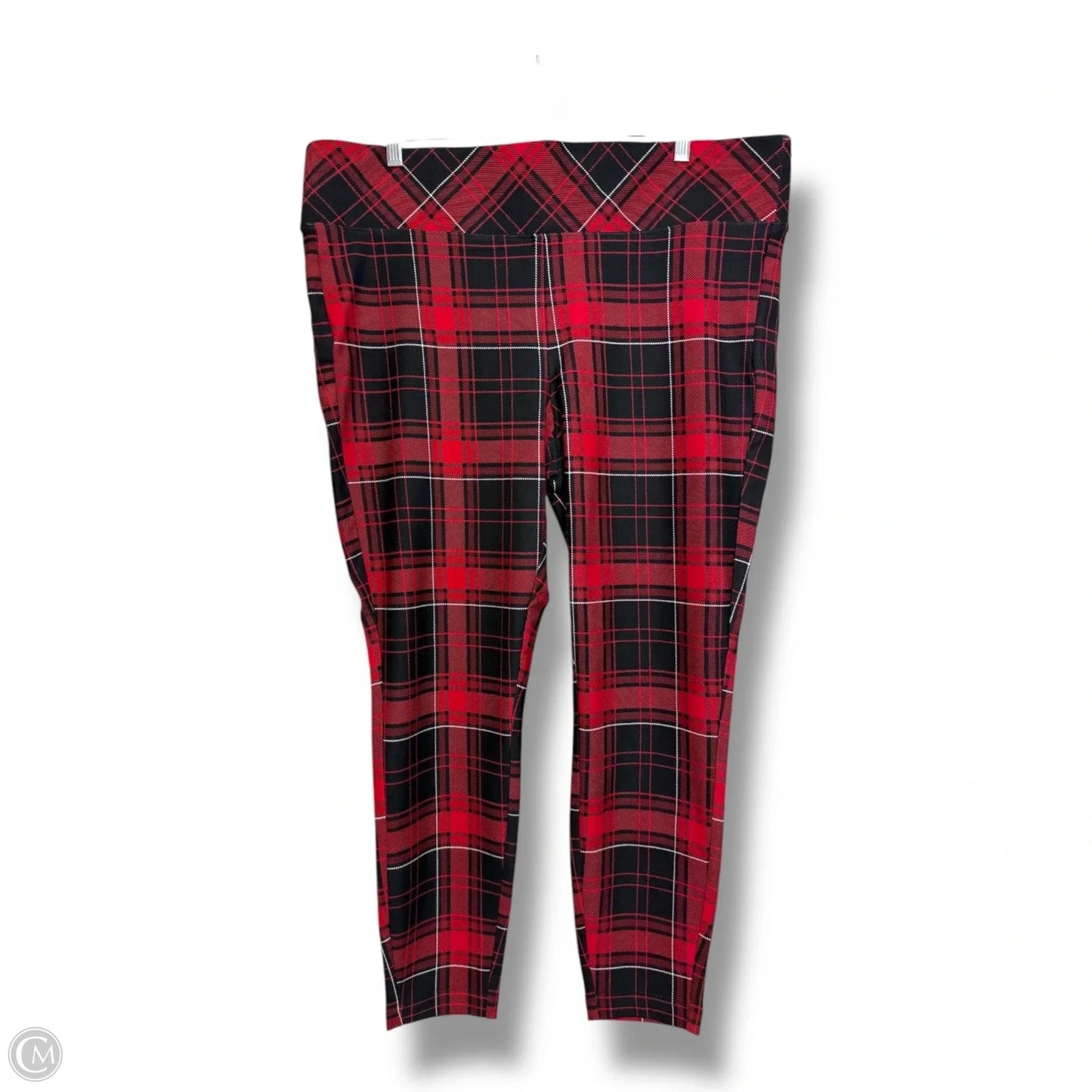Pants Leggings By Torrid In Plaid Pattern, Size: 2x