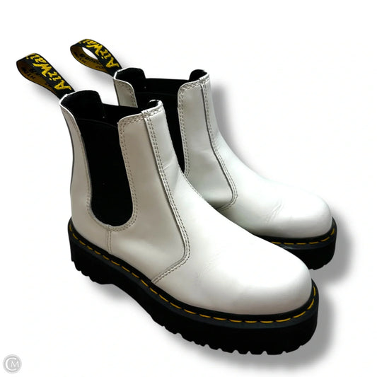 Boots Combat By Dr Martens In White, Size: 8