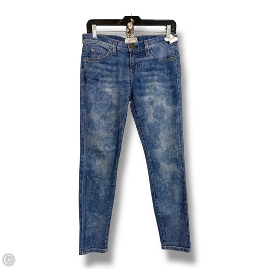 Jeans Straight By Current/elliott In Blue Denim, Size: 2