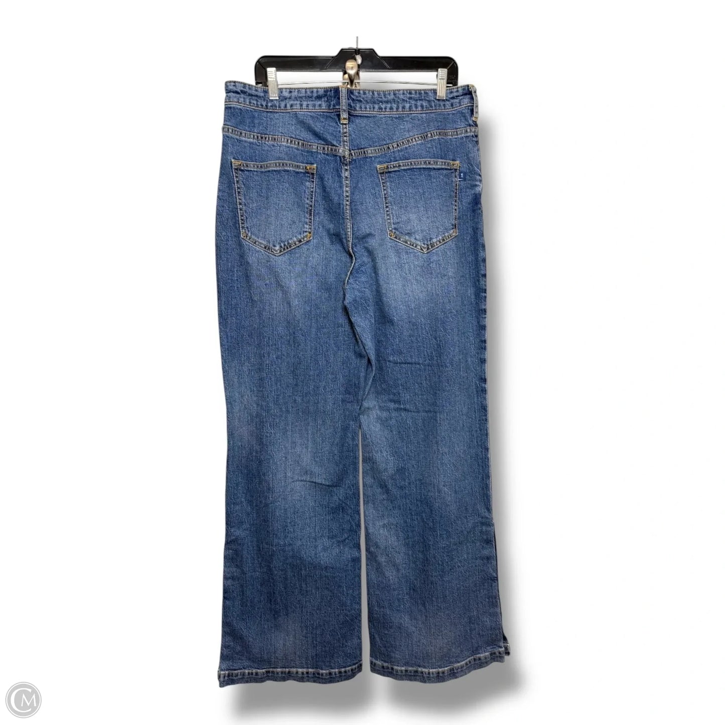 Jeans Wide Leg By Pilcro In Blue Denim, Size: 12