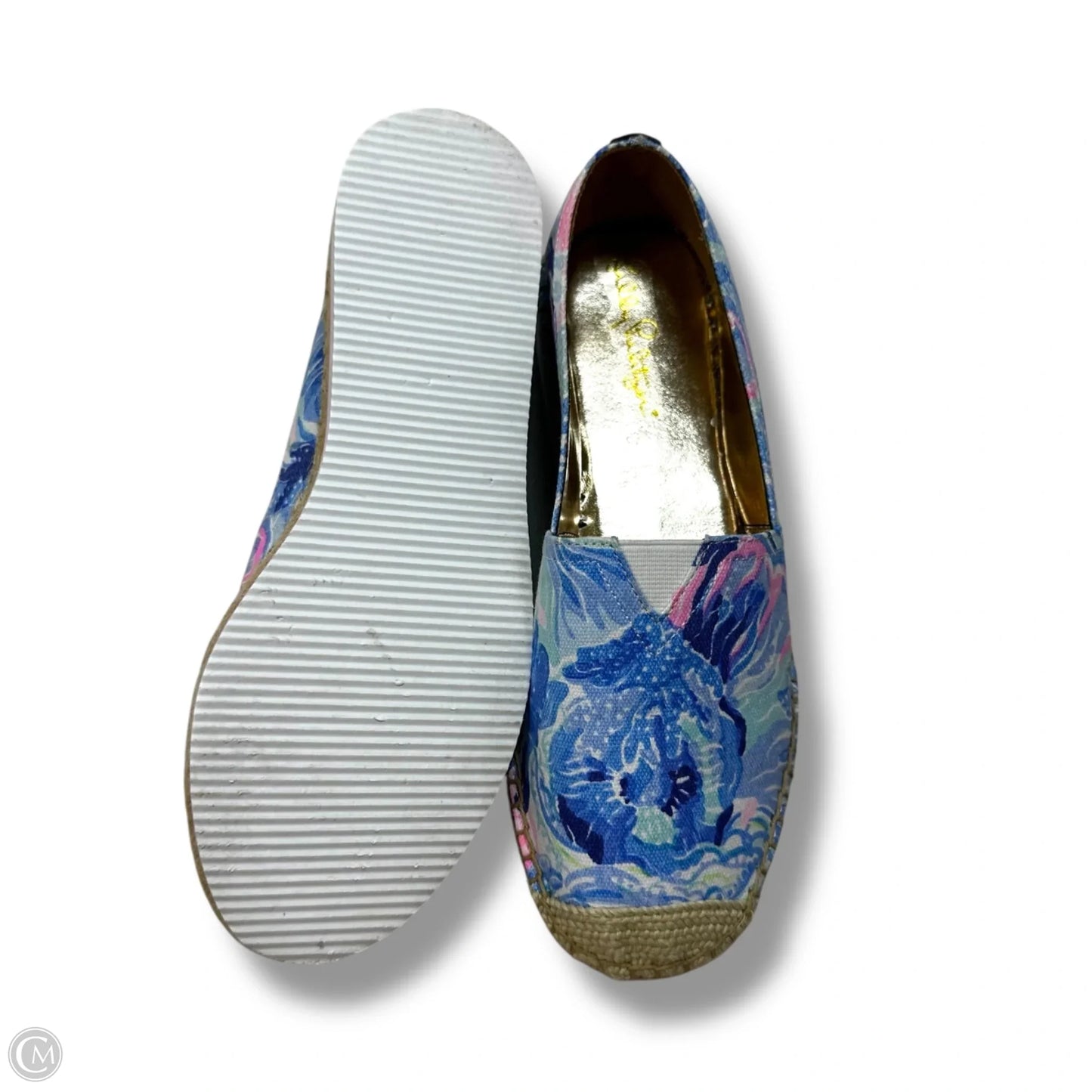 Shoes Designer By Lilly Pulitzer In Blue, Size: 6.5
