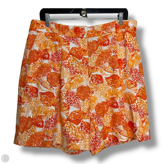 Shorts By Loft In Orange, Size: 12