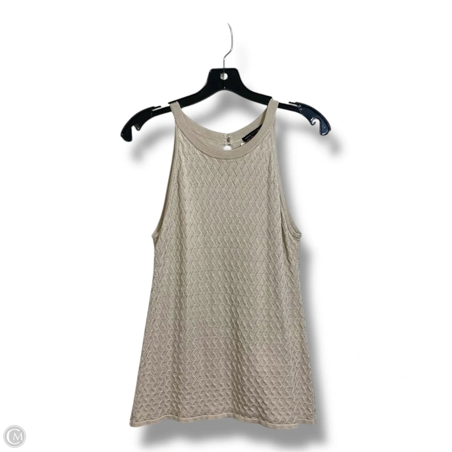 Top Sleeveless By White House Black Market O In Tan, Size: Xs