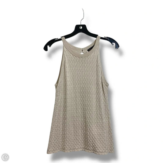 Top Sleeveless By White House Black Market O In Tan, Size: Xs