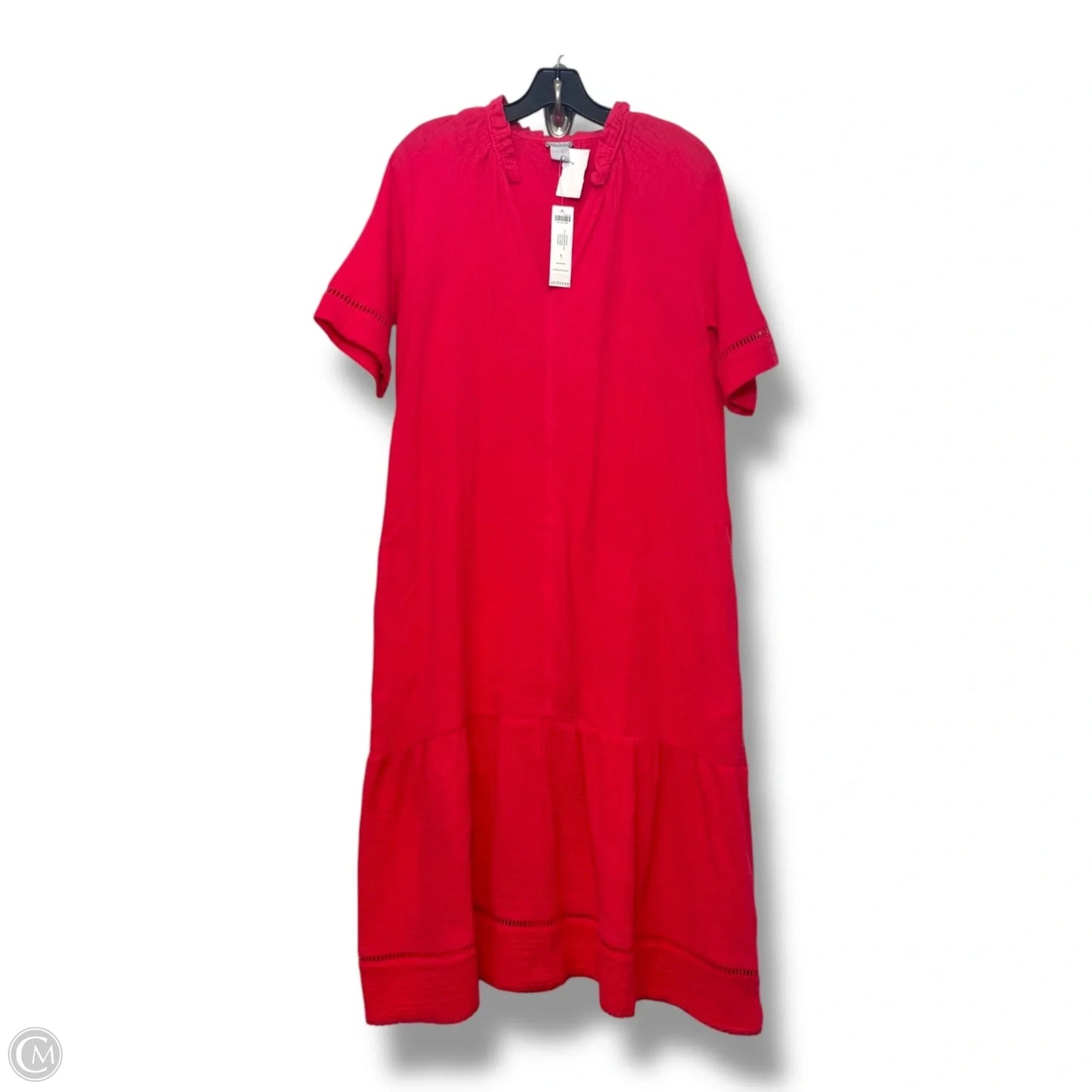 Dress Casual Short By Chicos In Coral, Size: S