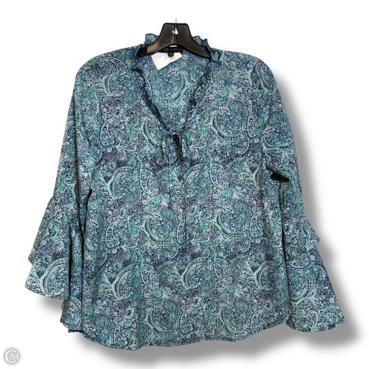Blouse Designer By Frye In Multi-colored, Size: M