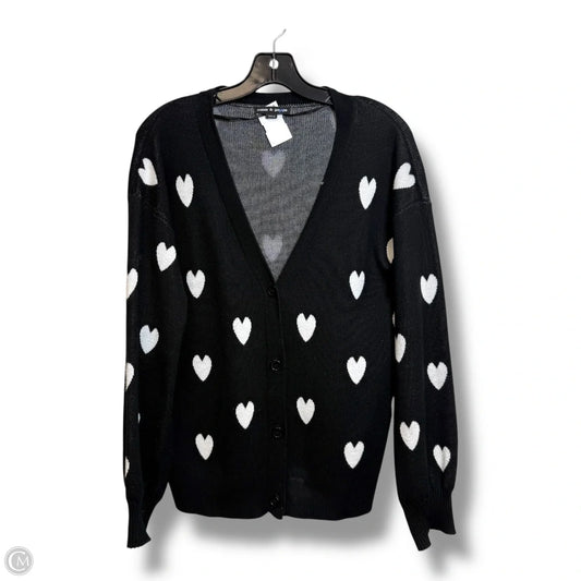 Cardigan By Cable And Gauge In Black & White, Size: M