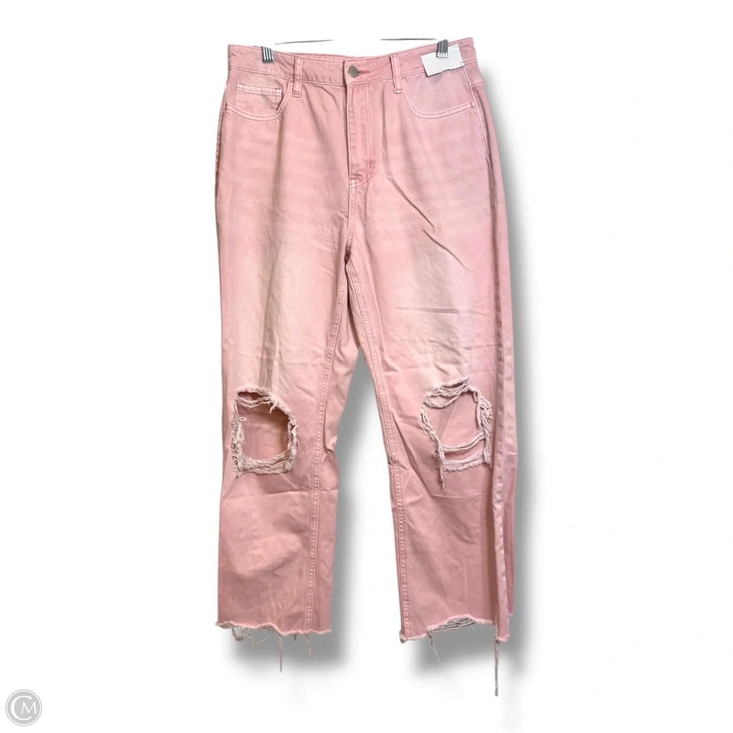 Jeans Cropped By Altard State In Pink, Size: 8