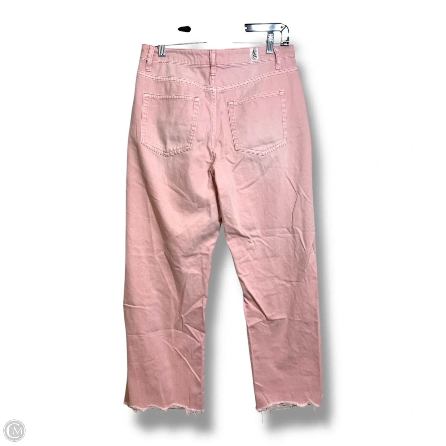 Jeans Cropped By Altard State In Pink, Size: 8