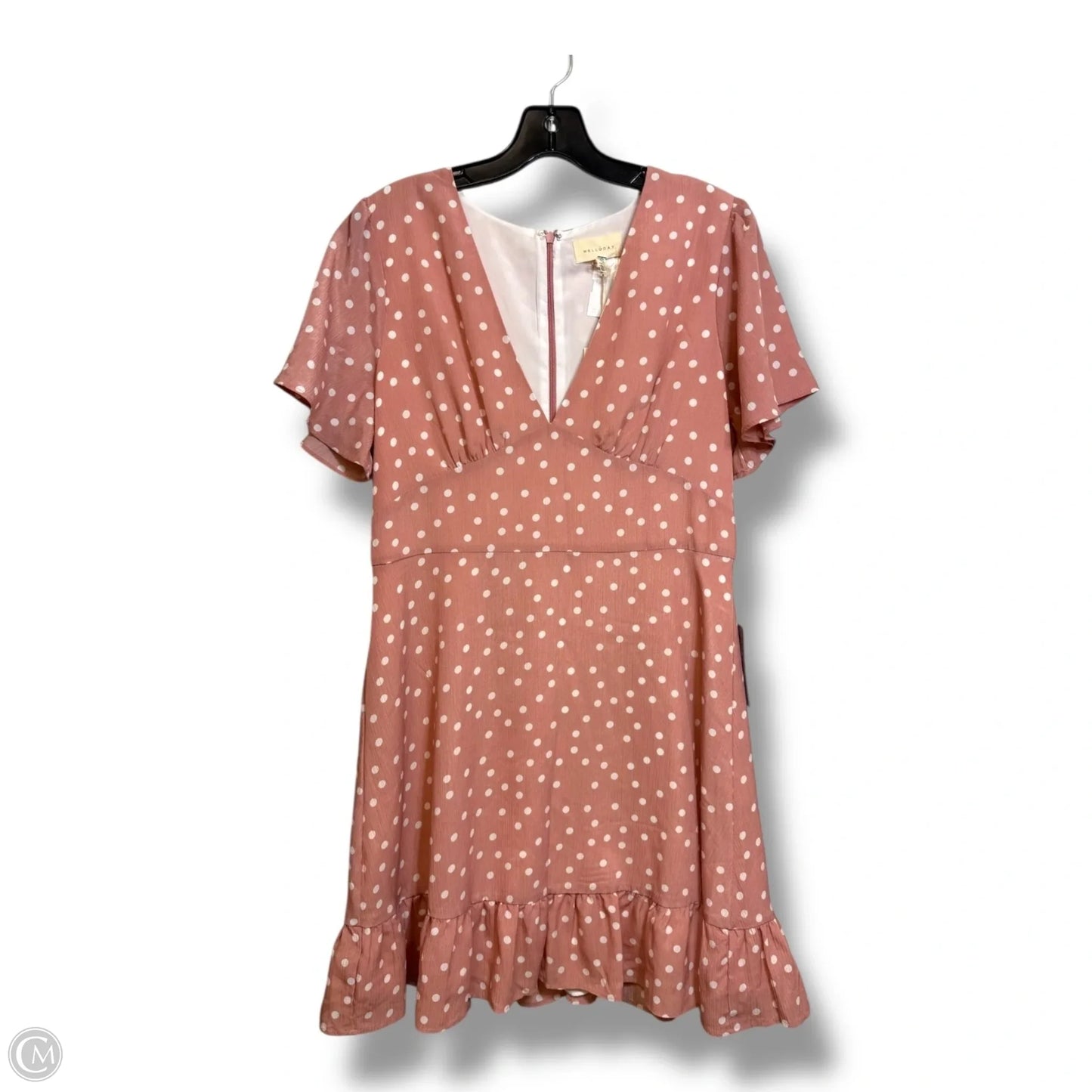 Dress Casual Short By Melloday In Pink, Size: L
