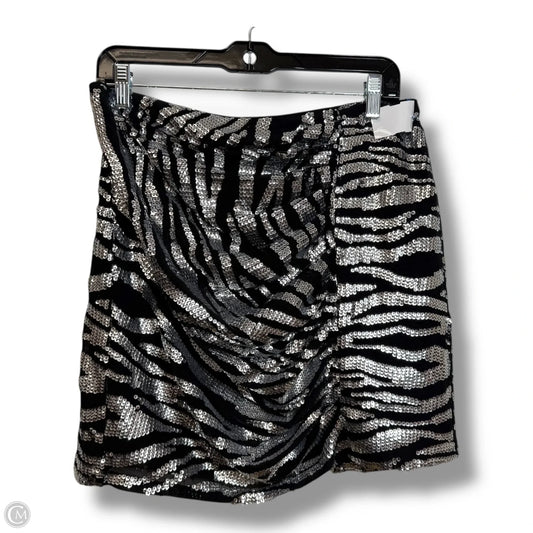 Skirt Mini & Short By Bar Iii In Silver, Size: M