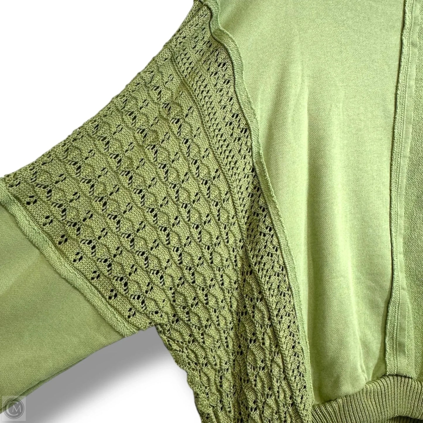 Top Long Sleeve By Bibi In Green, Size: Xl