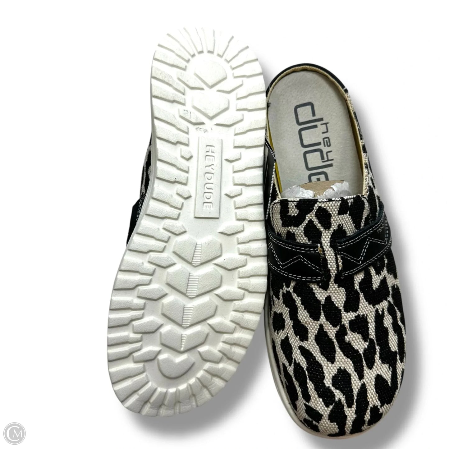 Shoes Flats By Hey Dude In Animal Print, Size: 8