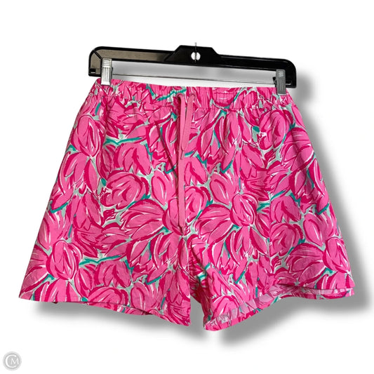 Athletic Shorts By Lauren James In Pink, Size: 2x