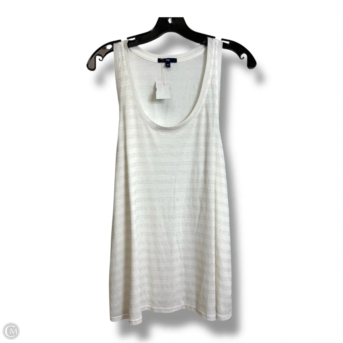 Tank Top By Gap In White, Size: L