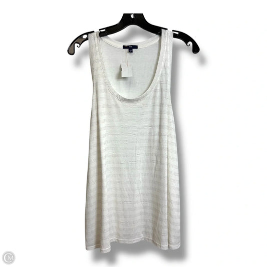 Tank Top By Gap In White, Size: L