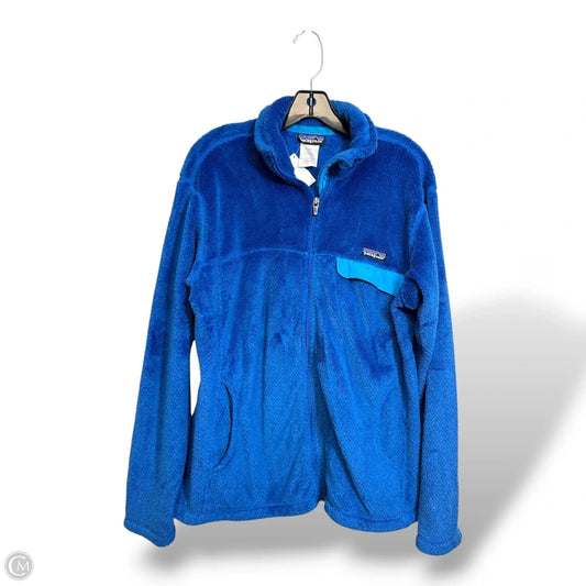 Sweatshirt Collar By Patagonia In Blue, Size: Xl